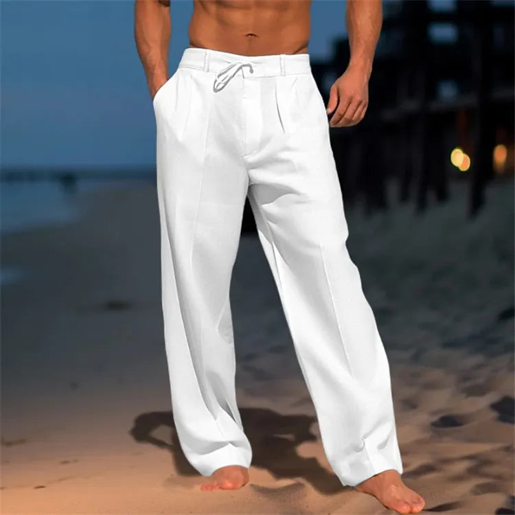 Pantalon en coton élégant
