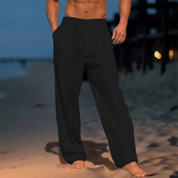 Pantalon en coton élégant