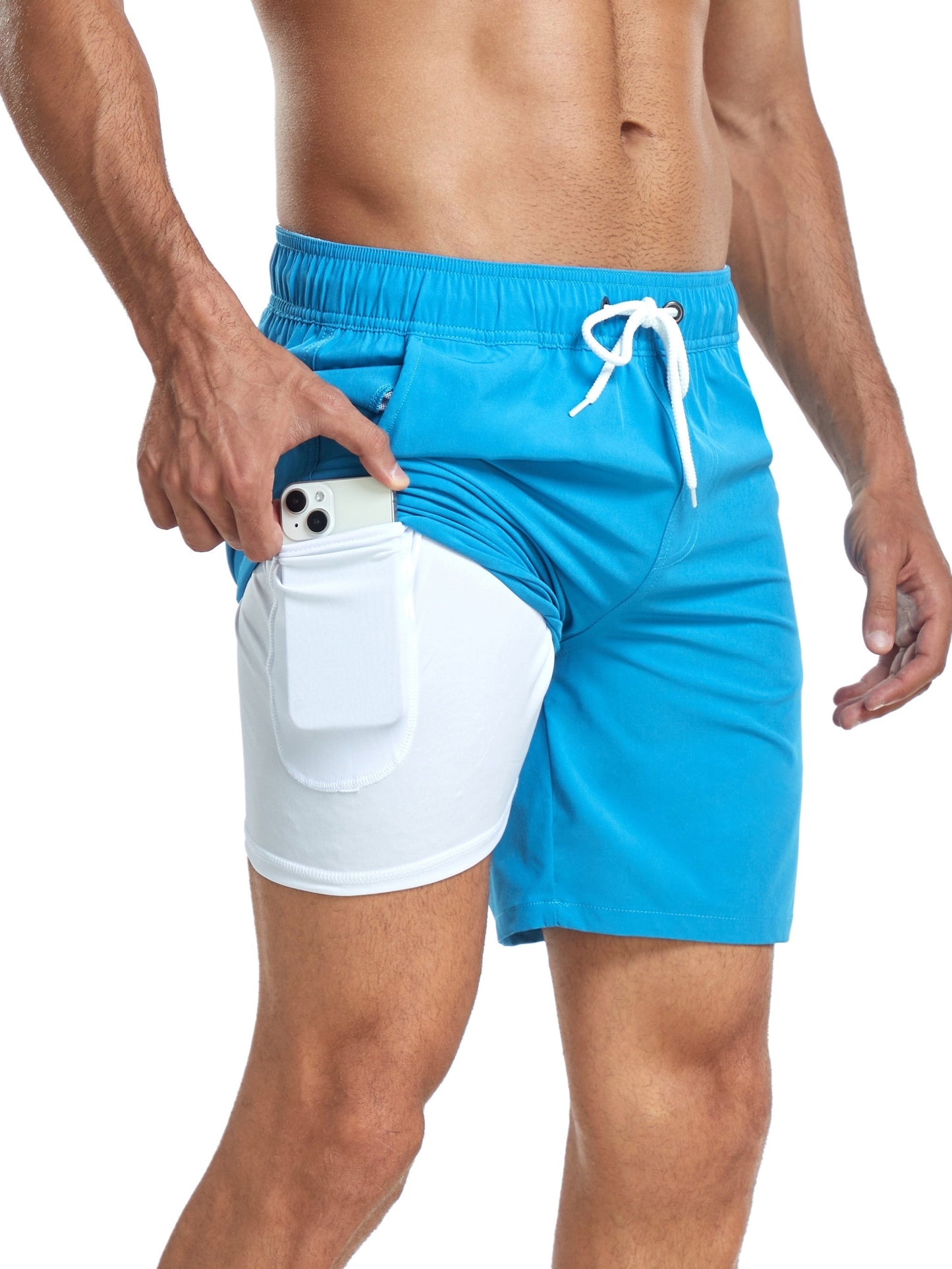 Short de bain avec poches