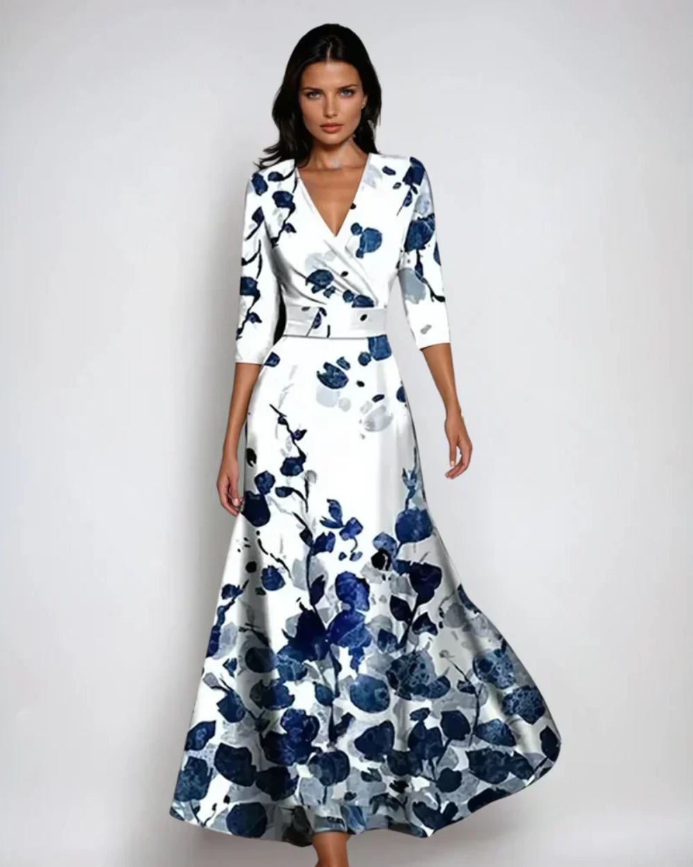 Monza Elegant Floral Dress