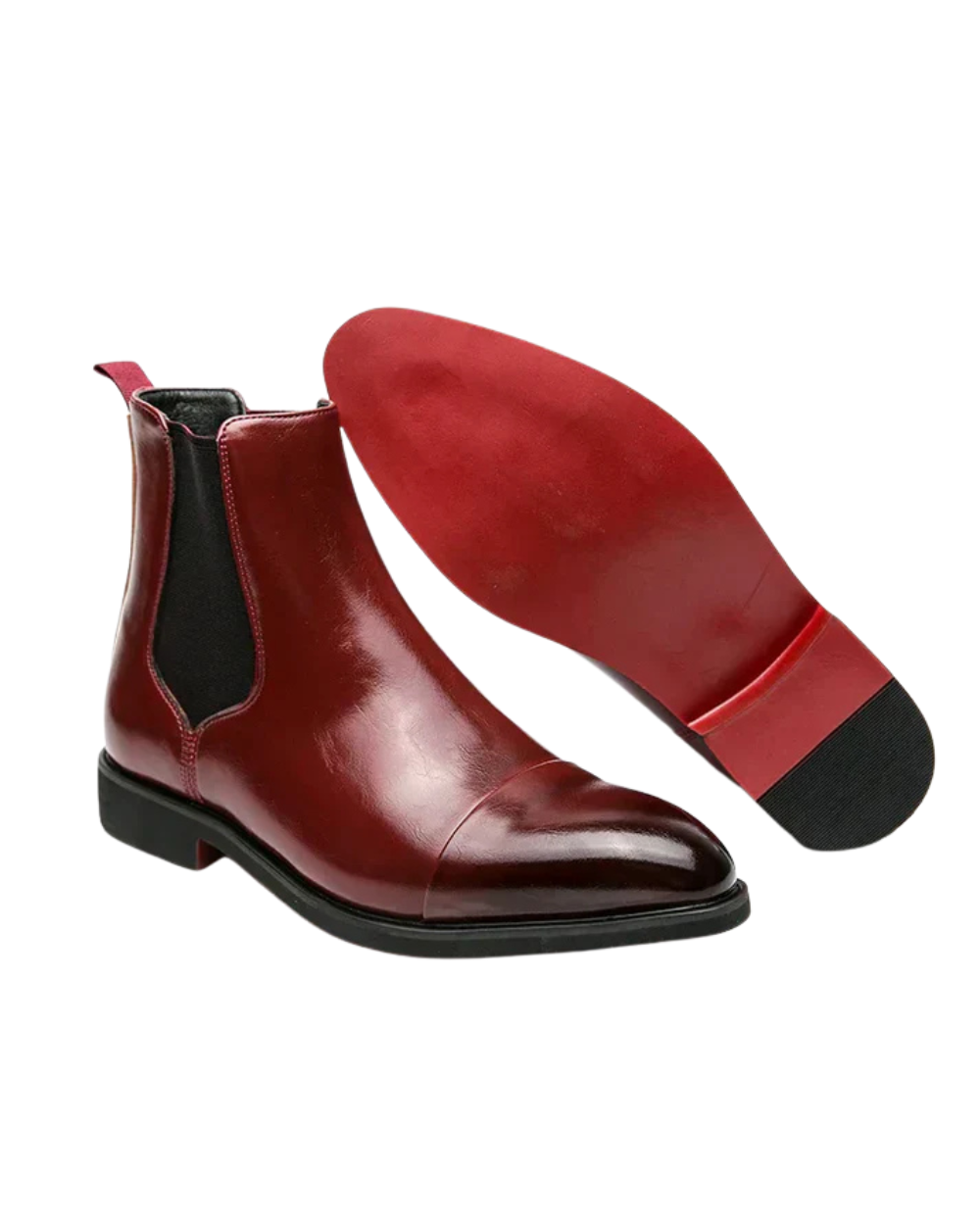 Bottes Chelsea en cuir de première qualité