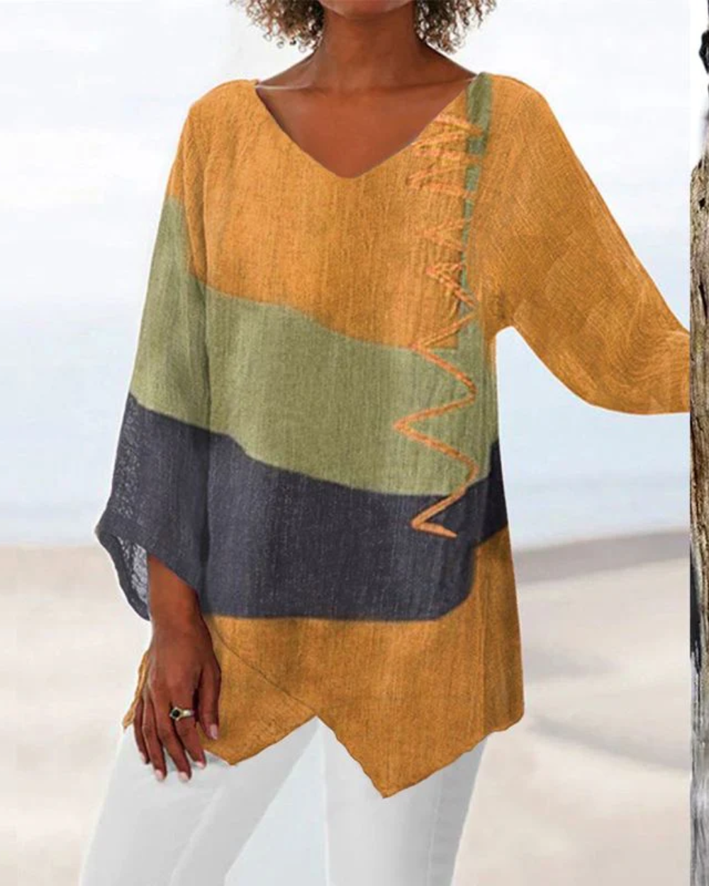 Elegant Women's V-Neck Top