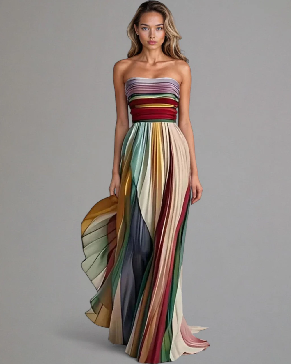 Robe élégante sans manches