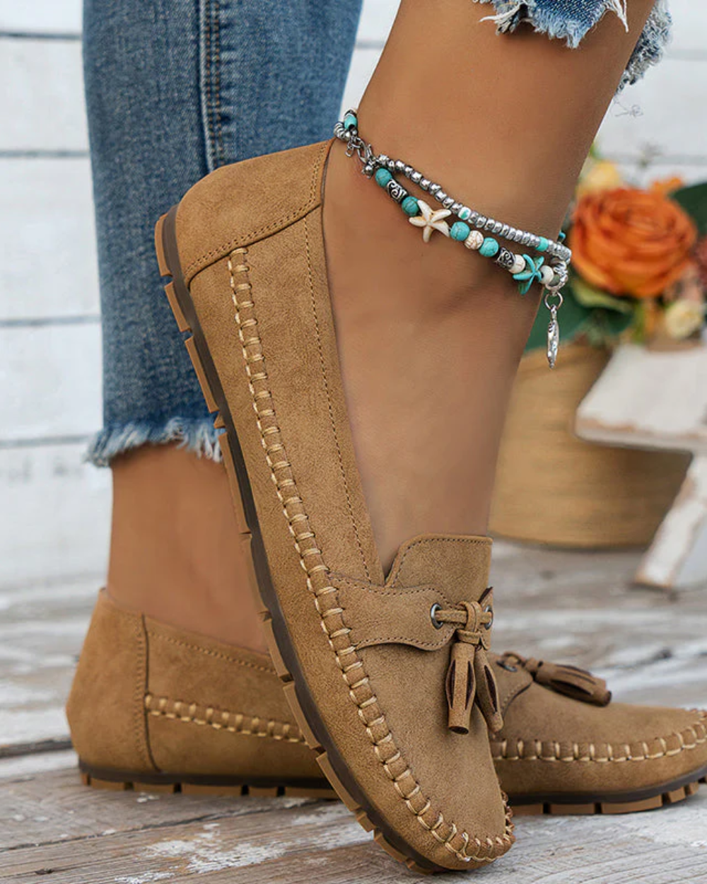 Mocassins confortables et souples