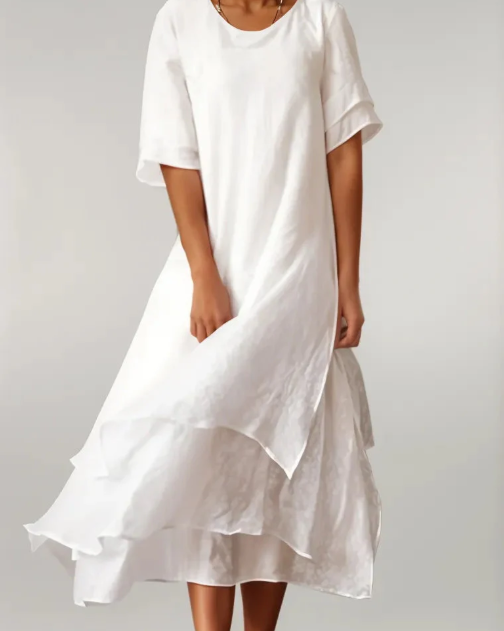 Robe longue élégante et colorée