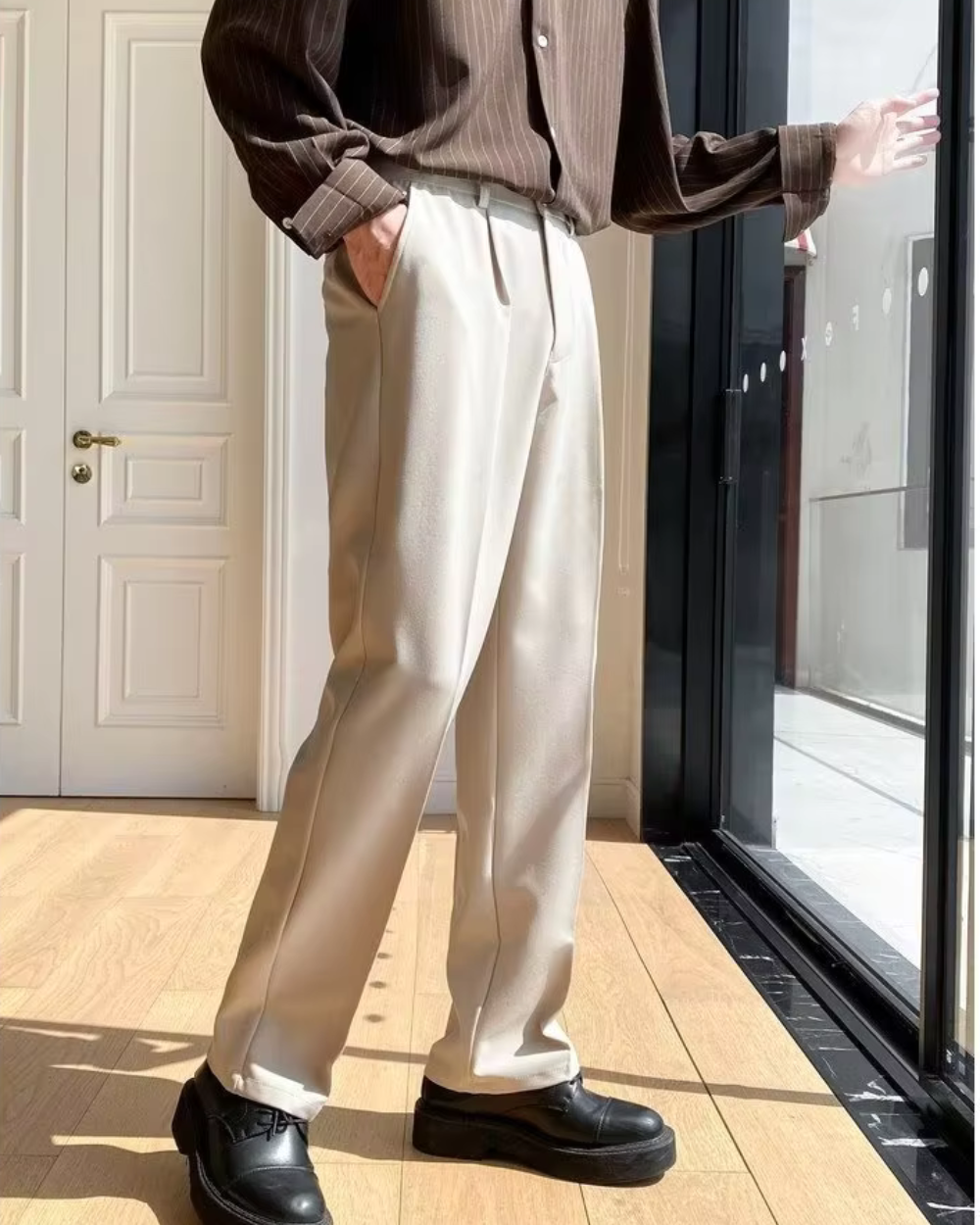 Pantalon large Milan