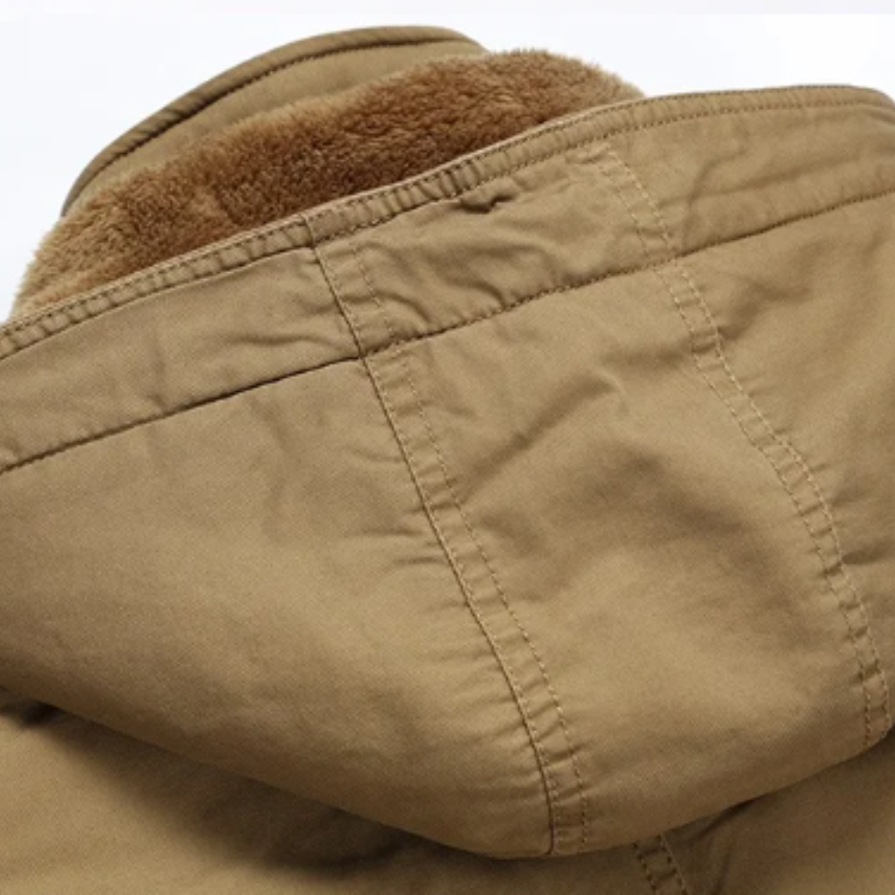 Veste d'hiver élégante en coton matelassé