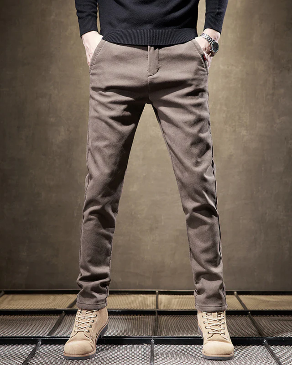 Pantalon slim décontracté