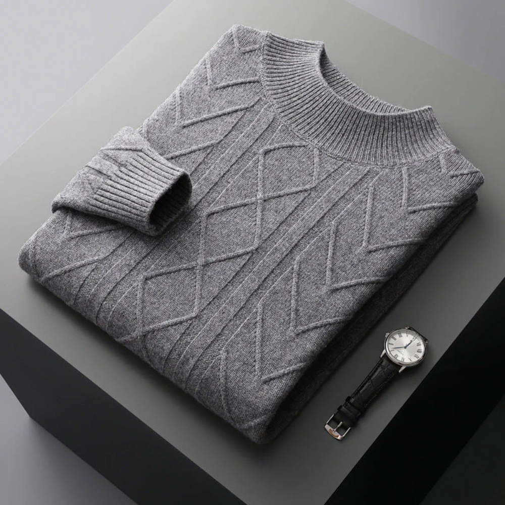Mizar - Pull en cachemire à motifs