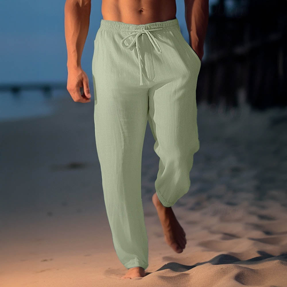 Pantalon en lin Zakynthos