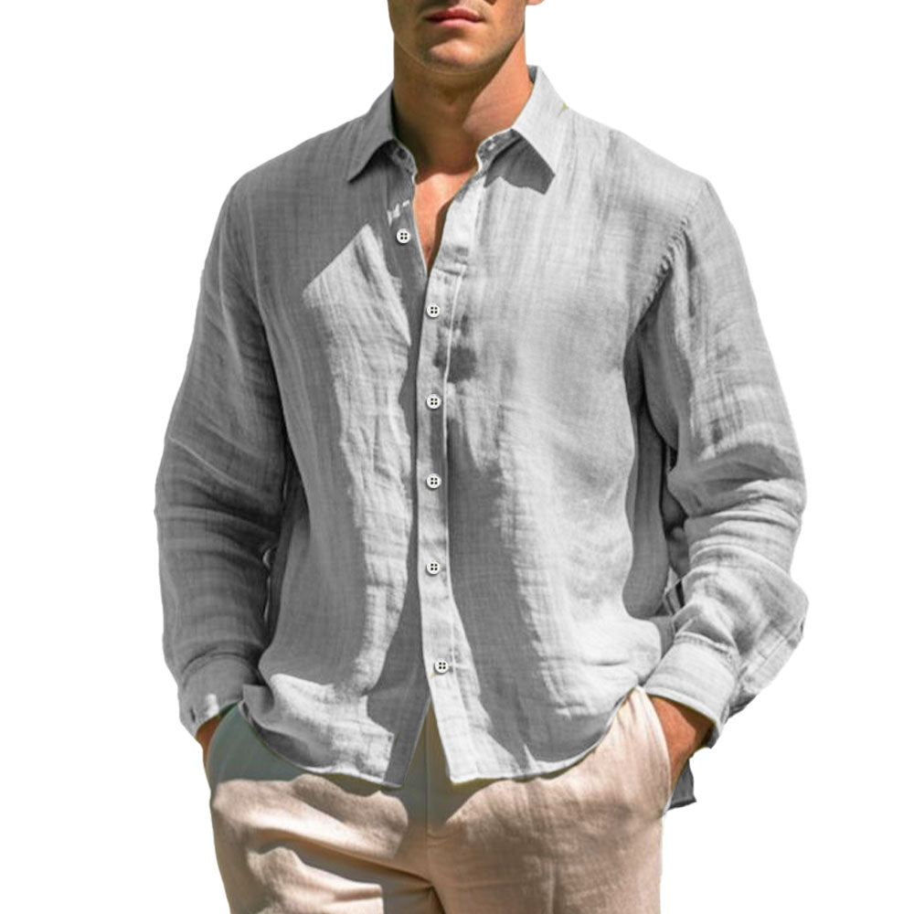 Chemise décontractée en lin