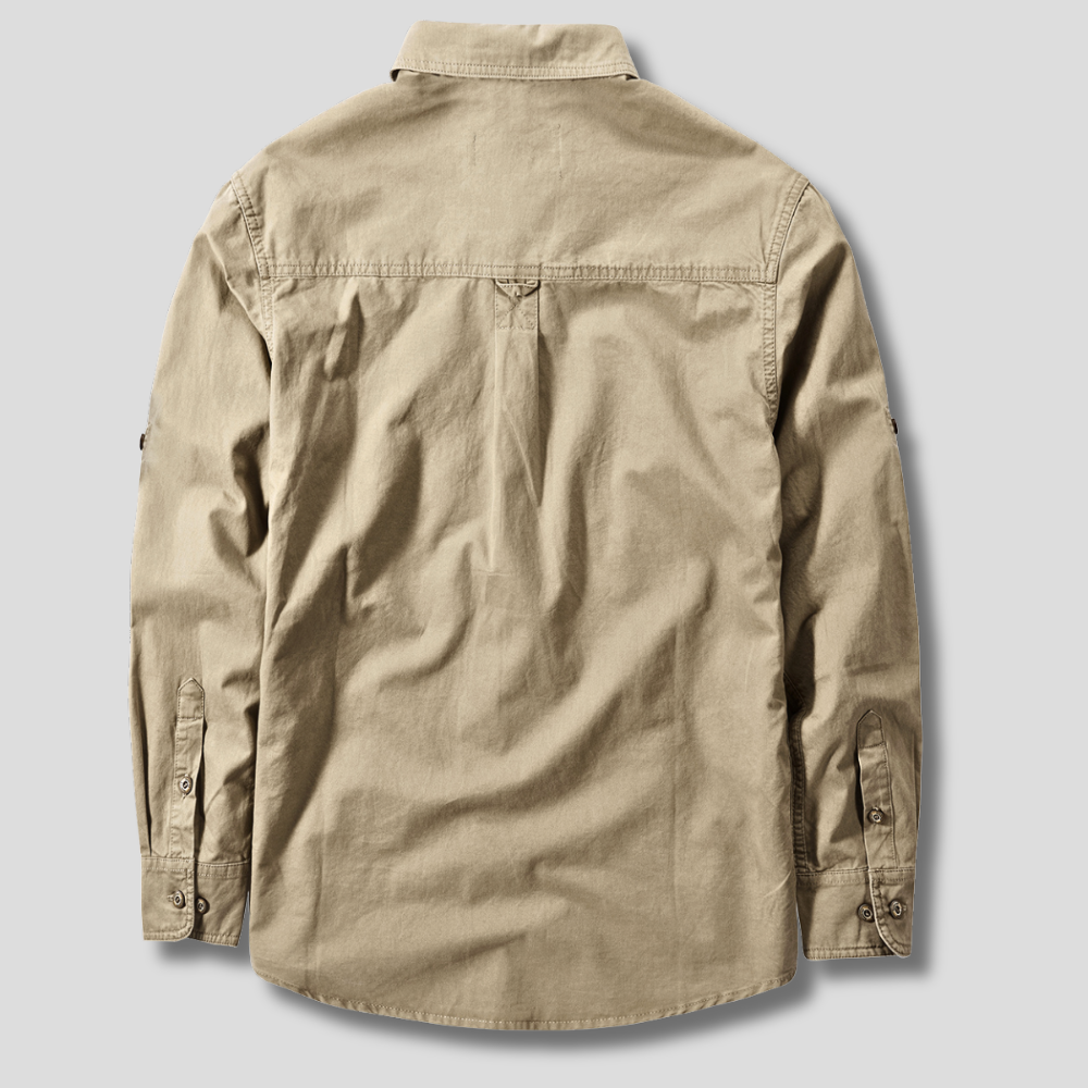 Chemise cargo en coton