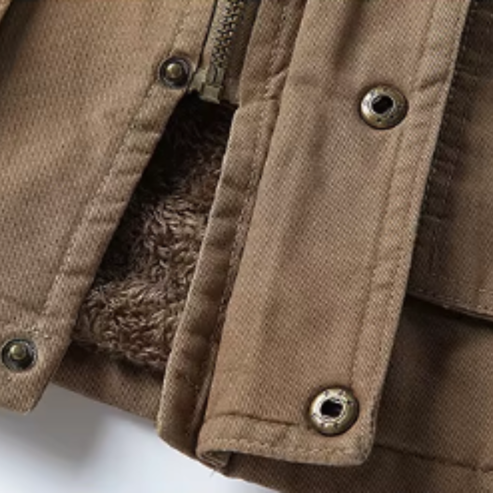 Veste d'hiver décontractée en coton
