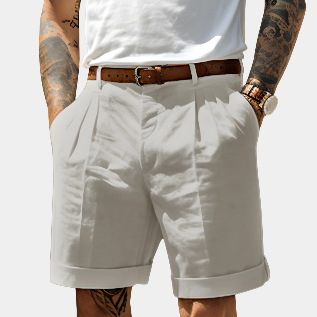 Short en coton décontracté