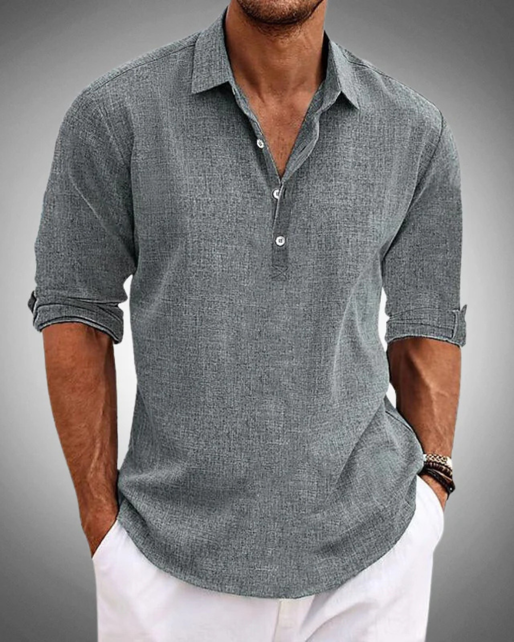 Chemise classique en coton Sabbio