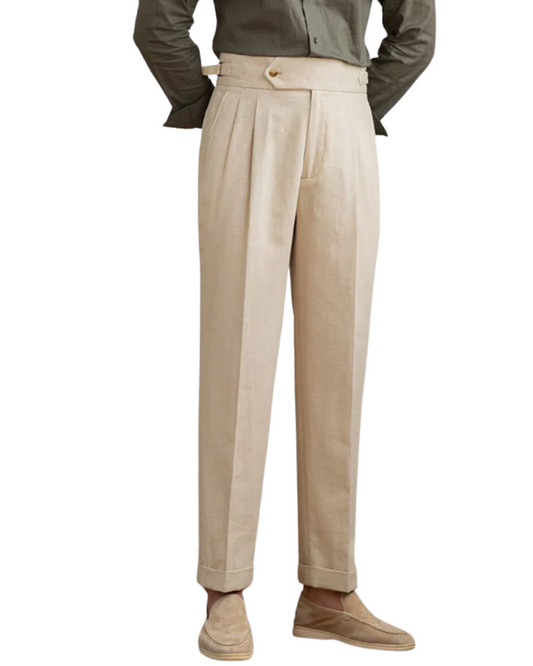 Pantalon en lin de Bali