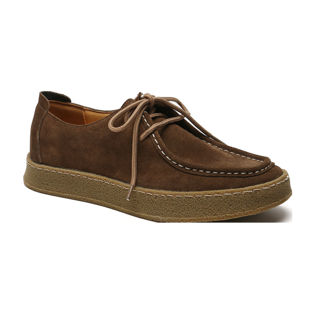 Chaussures de ville décontractées en daim