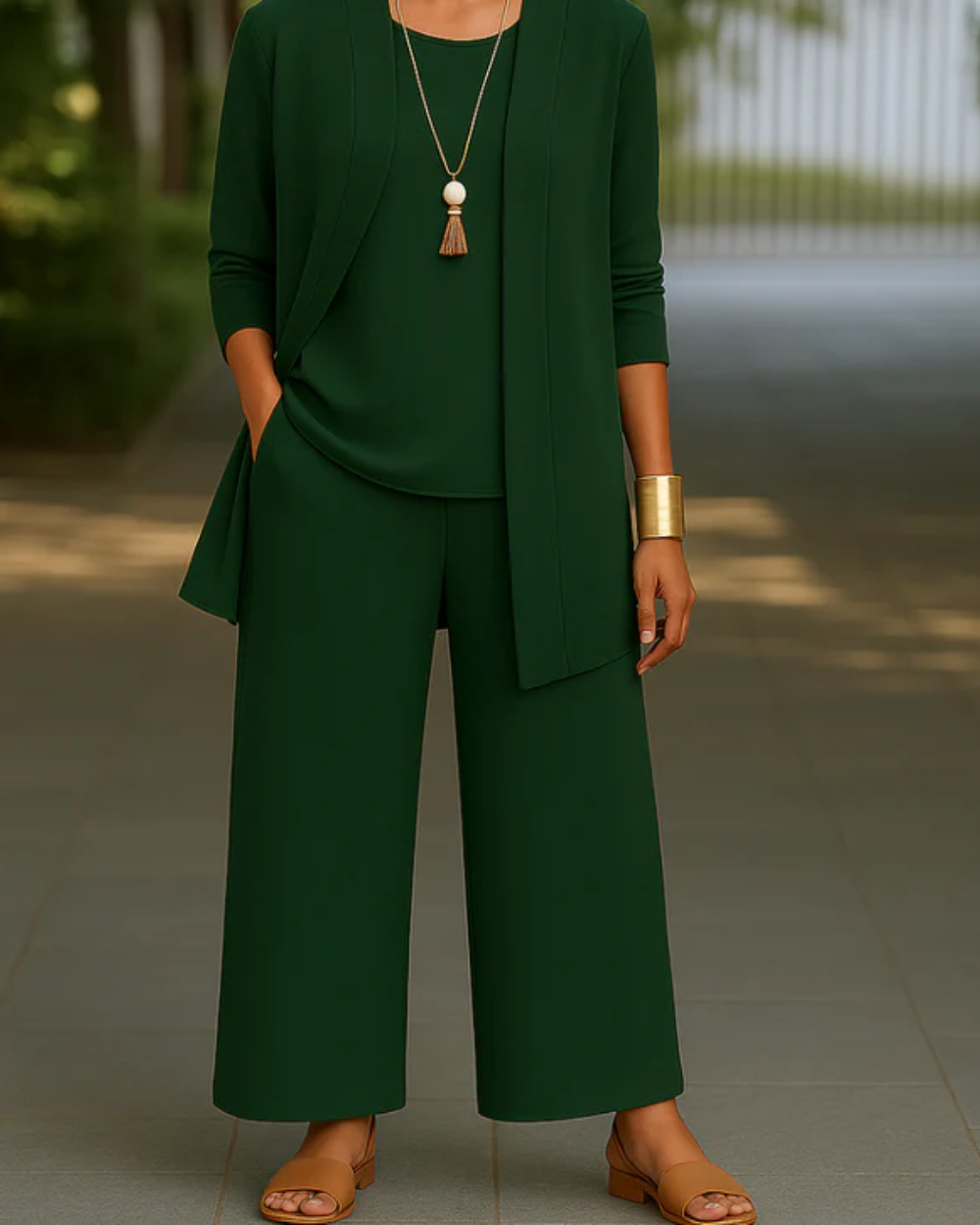 Ensemble élégant pour le printemps