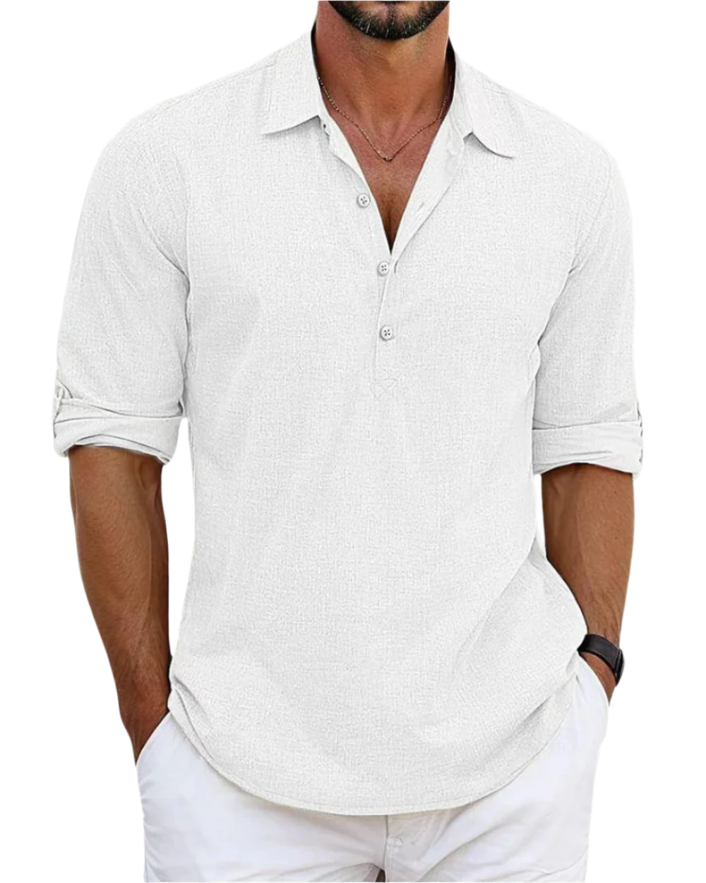 Chemise en lin de qualité supérieure