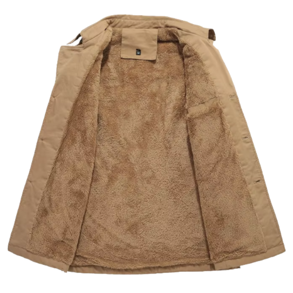 Trench-coat élégant et rembourré