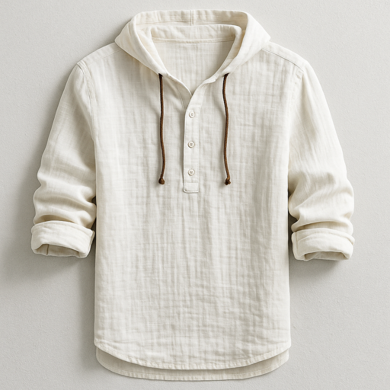 Chemise élégante à capuche