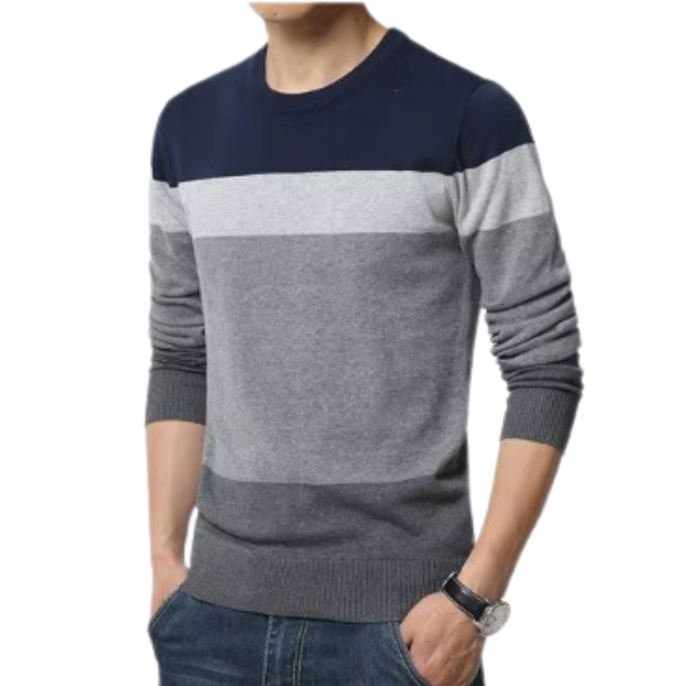 Pull décontracté en coton pour hommes