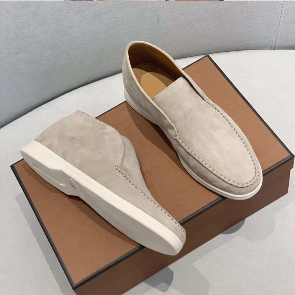 Mocassins décontractés en daim