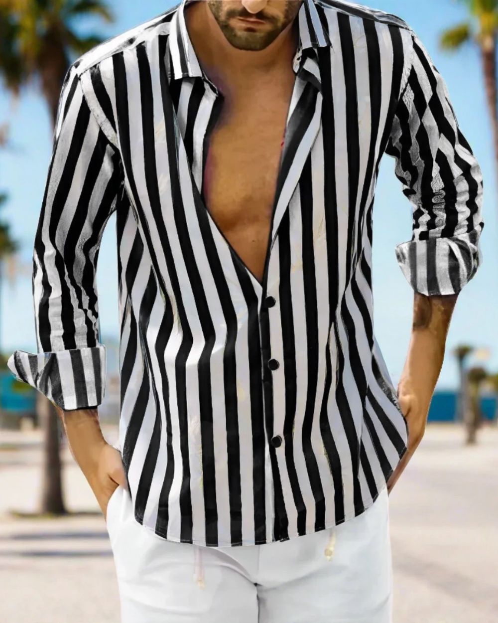 Chemise à rayures