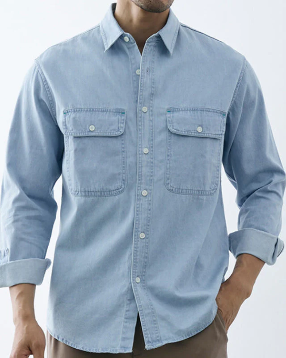 Chemise en jean classique