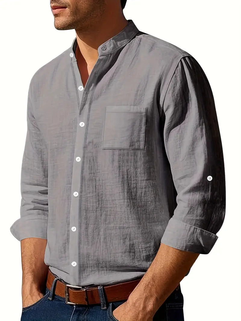 Chemise en lin élégante