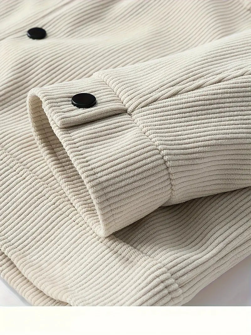 Veste élégante en velours côtelé