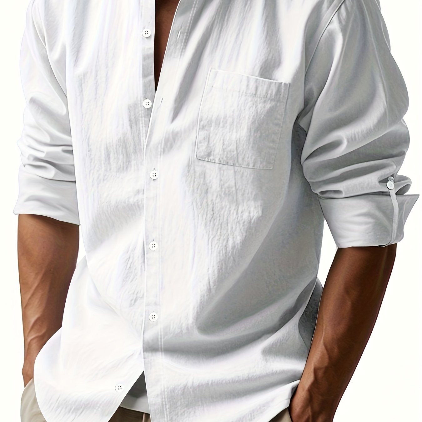 Chemise en lin élégante