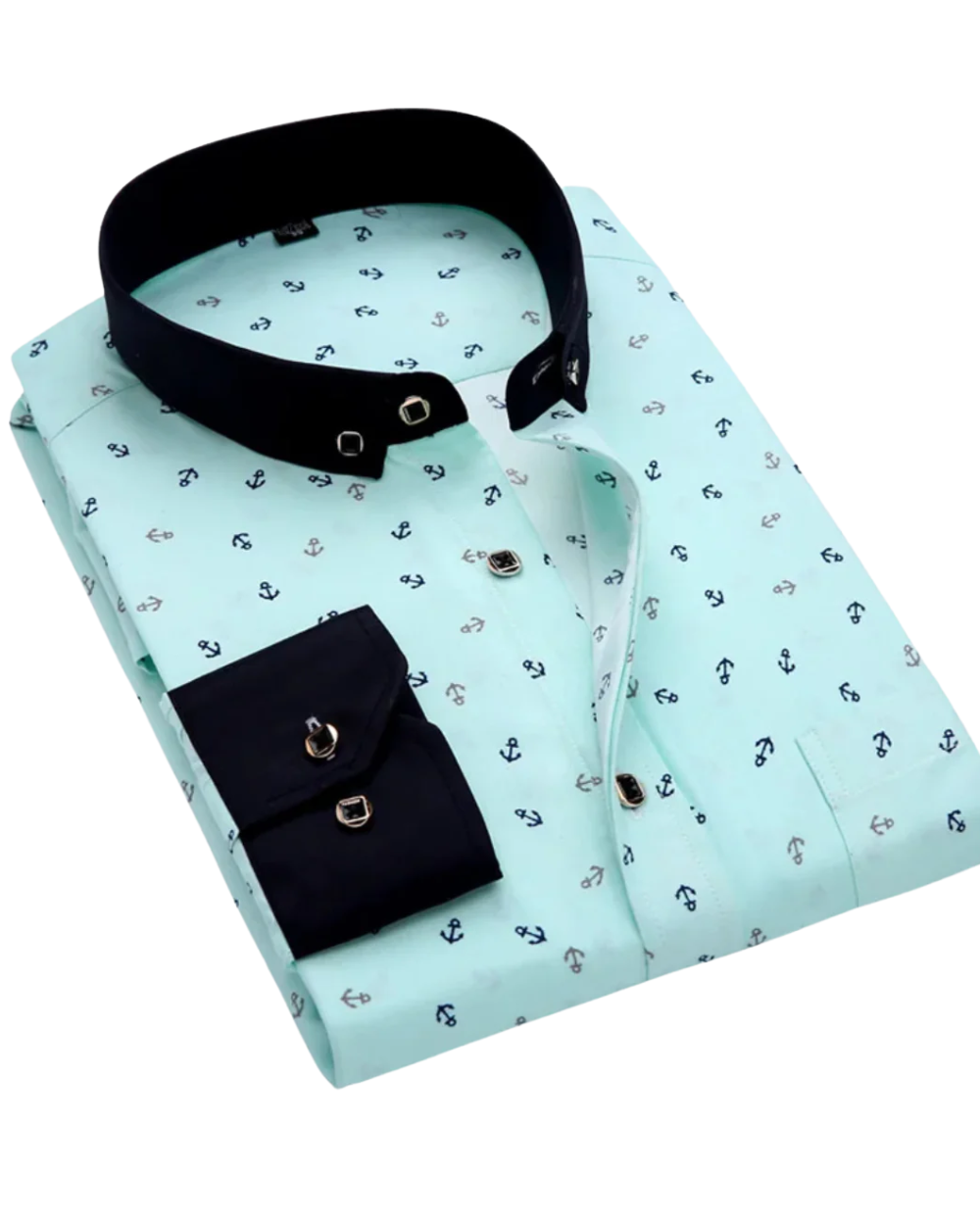 Chemise à imprimé nautique