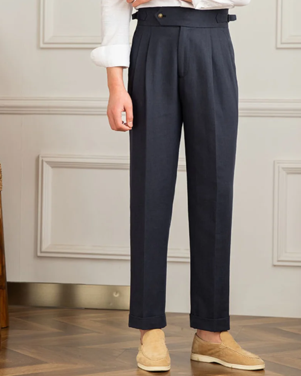 Pantalon en lin de Bali