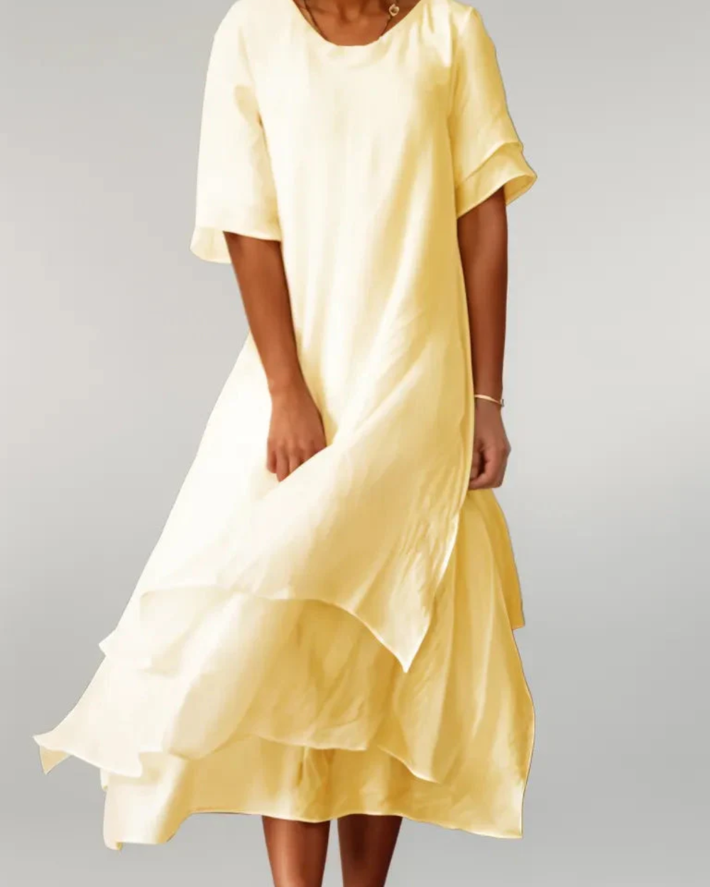 Robe longue élégante et colorée