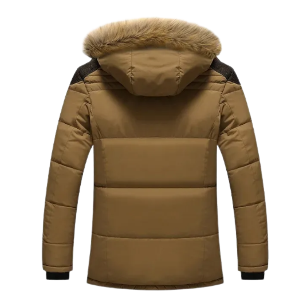 Veste d'hiver élégante en polaire matelassée