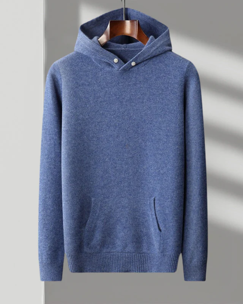 Pull à capuche en laine mérinos Nova