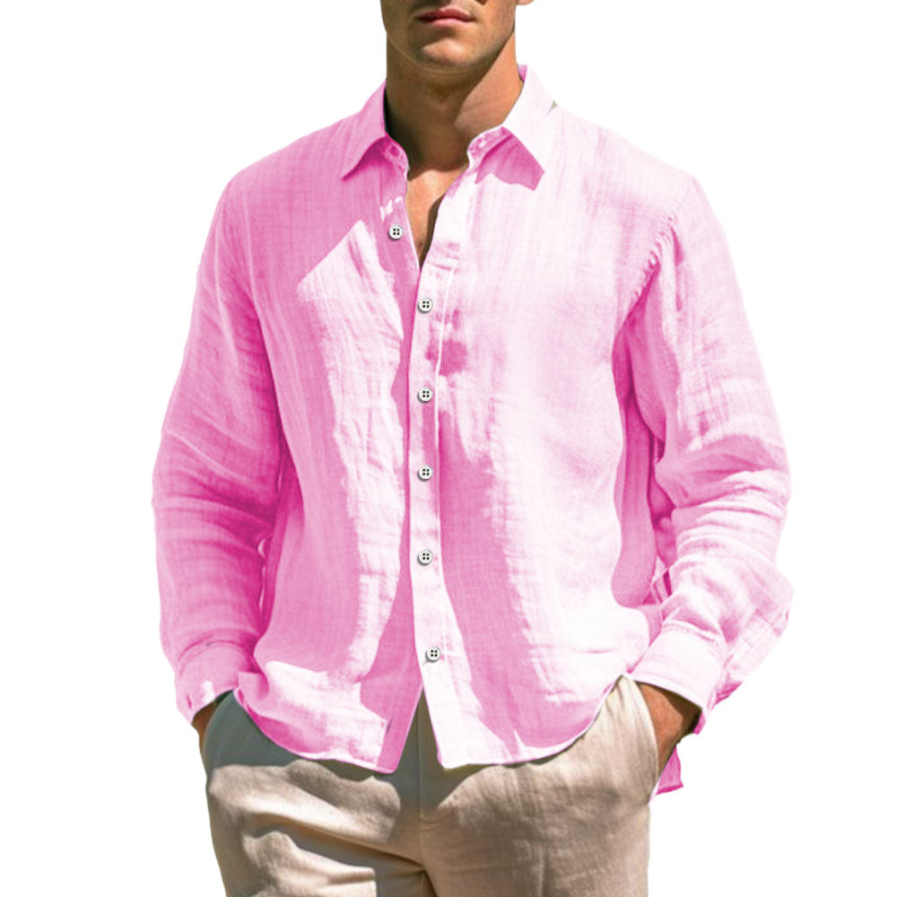 Chemise décontractée en lin