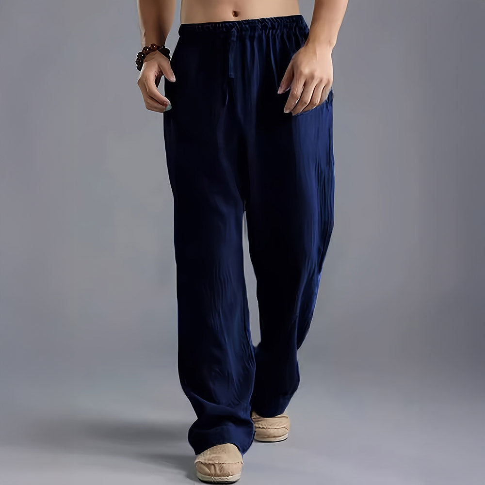 Pantalon en lin respirant