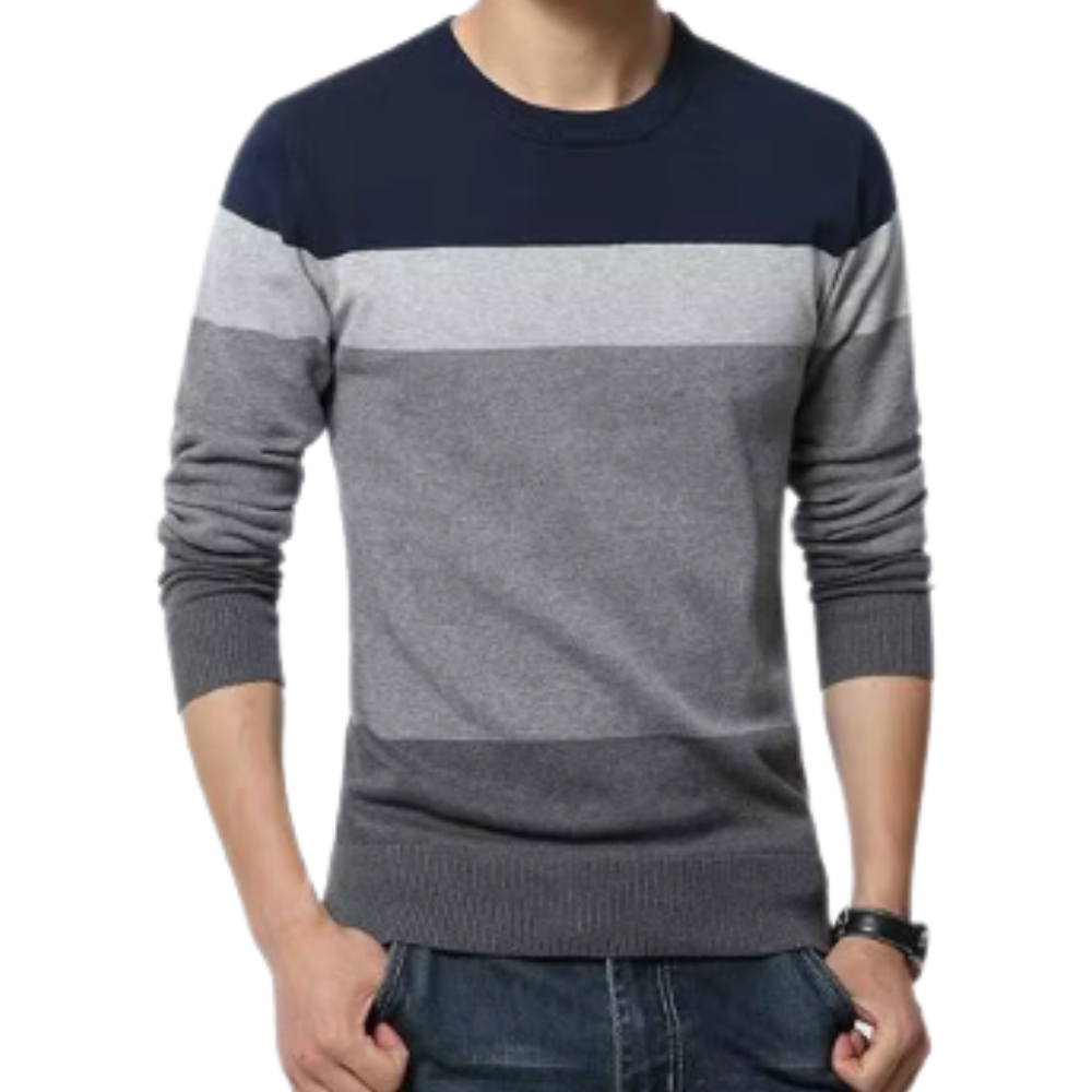 Pull décontracté en coton pour hommes