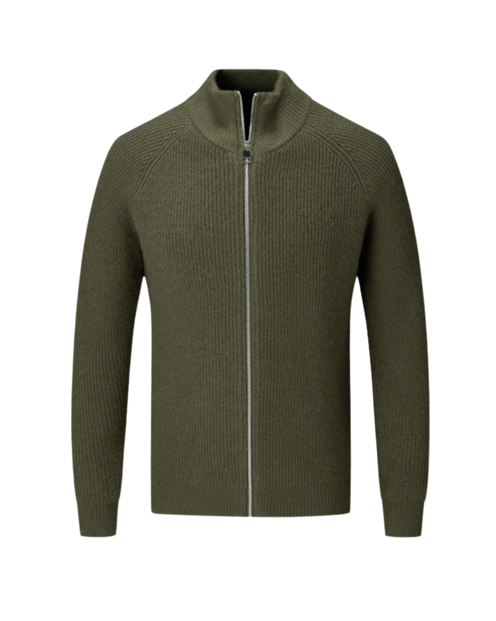 Four Seasons - Cardigan zippé en laine mérinos