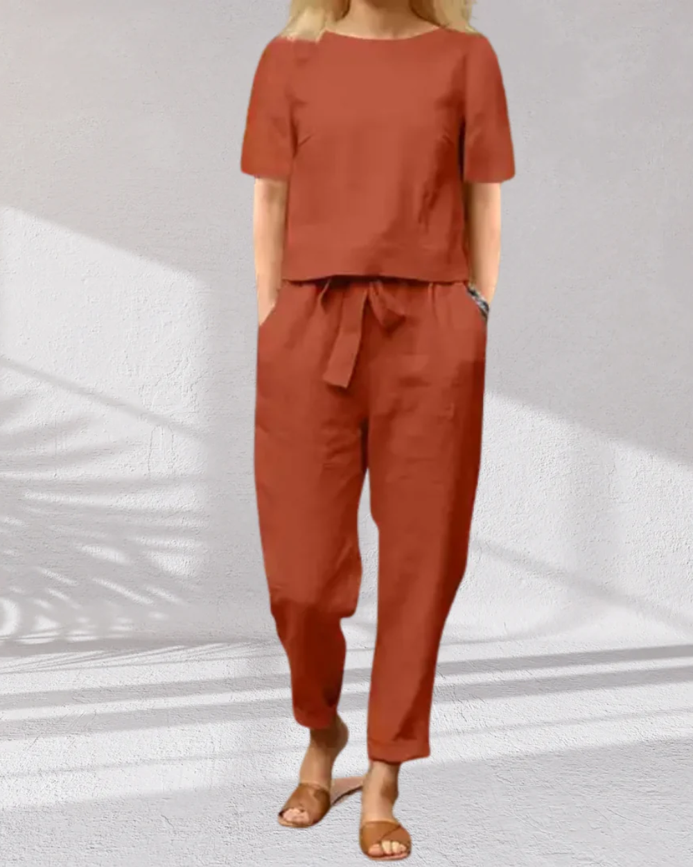 Ensemble élégant en coton pour femmes