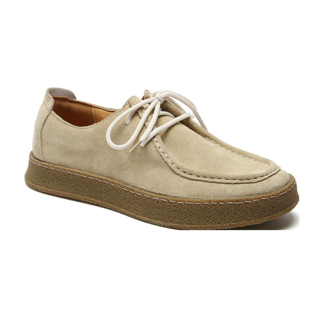 Chaussures de ville décontractées en daim