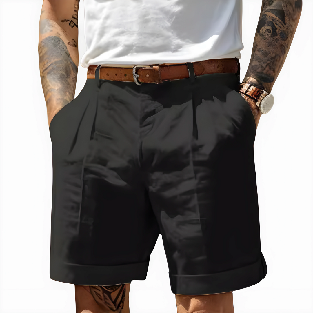 Short en coton décontracté