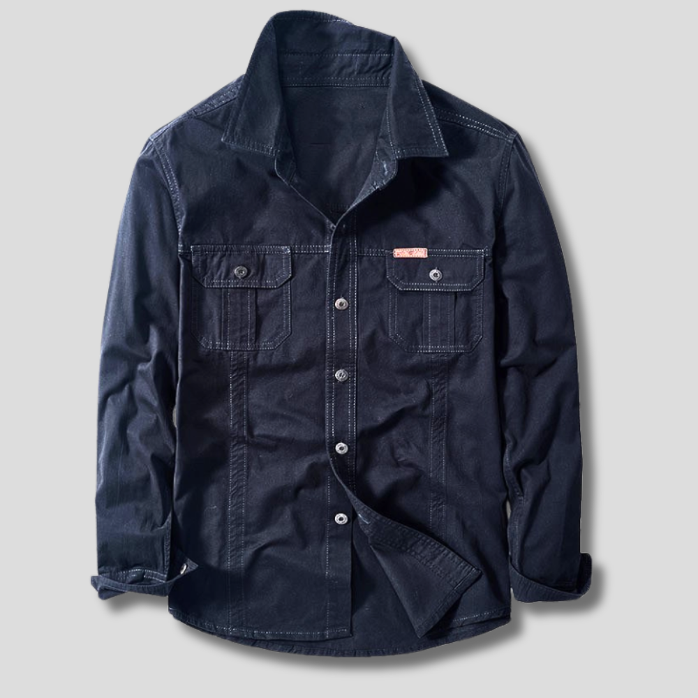 Chemise cargo en coton