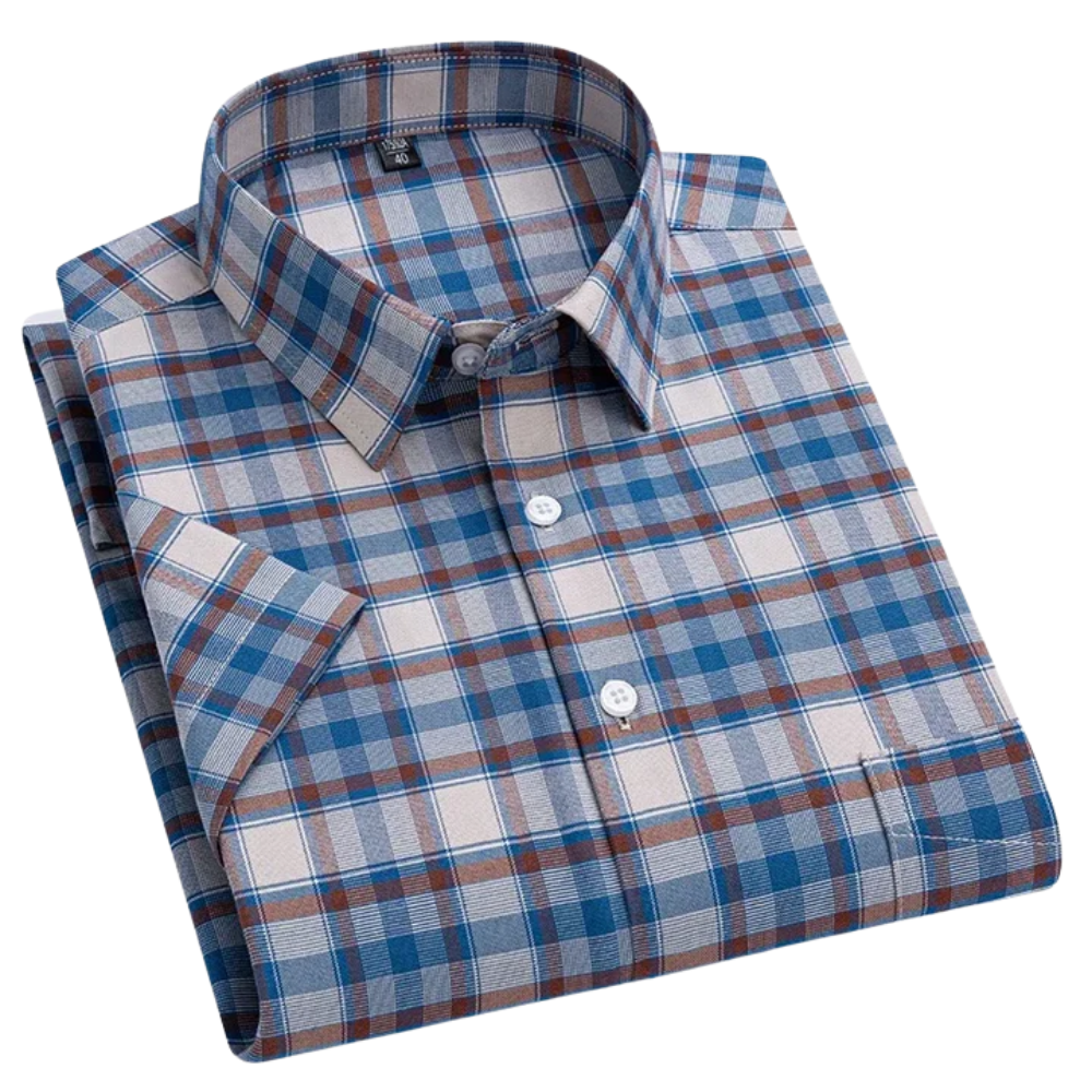 Chemise en coton à manches courtes