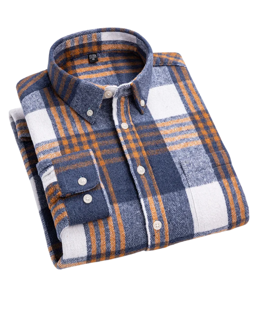 Chemise en coton à carreaux