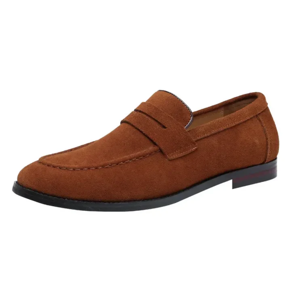 Mocassins d'été en daim