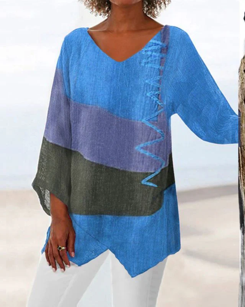 Elegant Women's V-Neck Top
