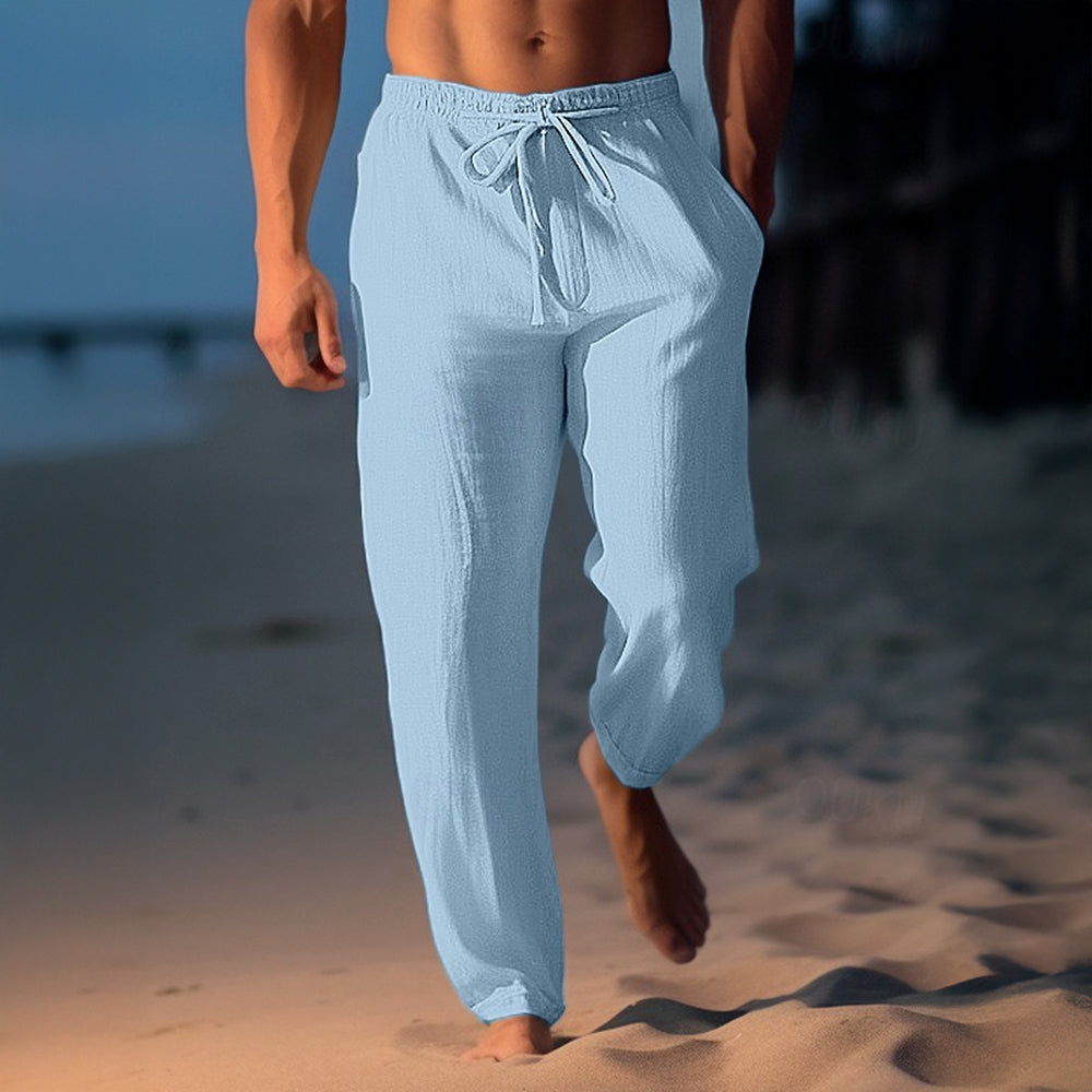 Pantalon en lin Zakynthos
